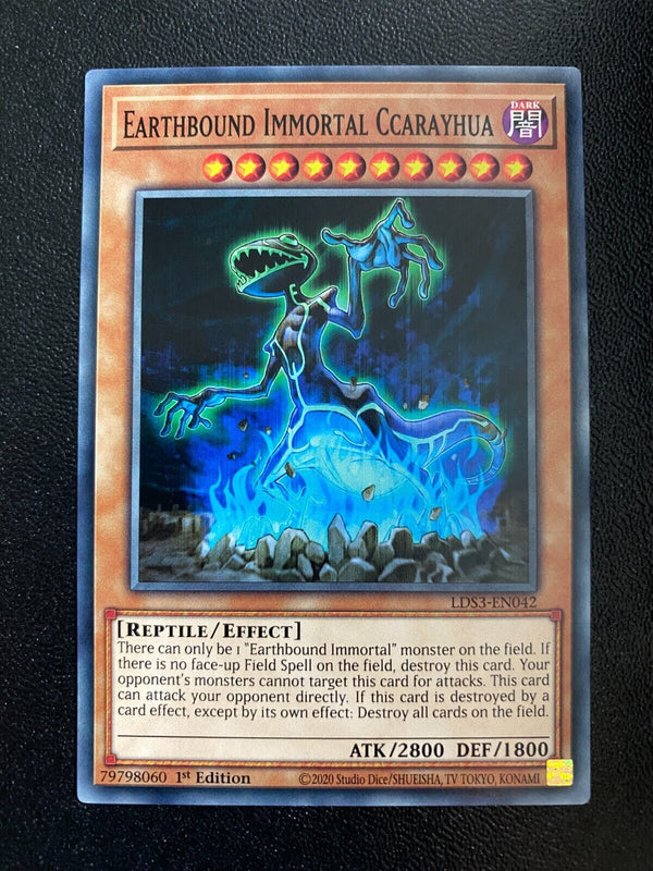 Yugioh Earthbound Immortal Ccarayhua LDS3-EN042 Common 1st Edition NM