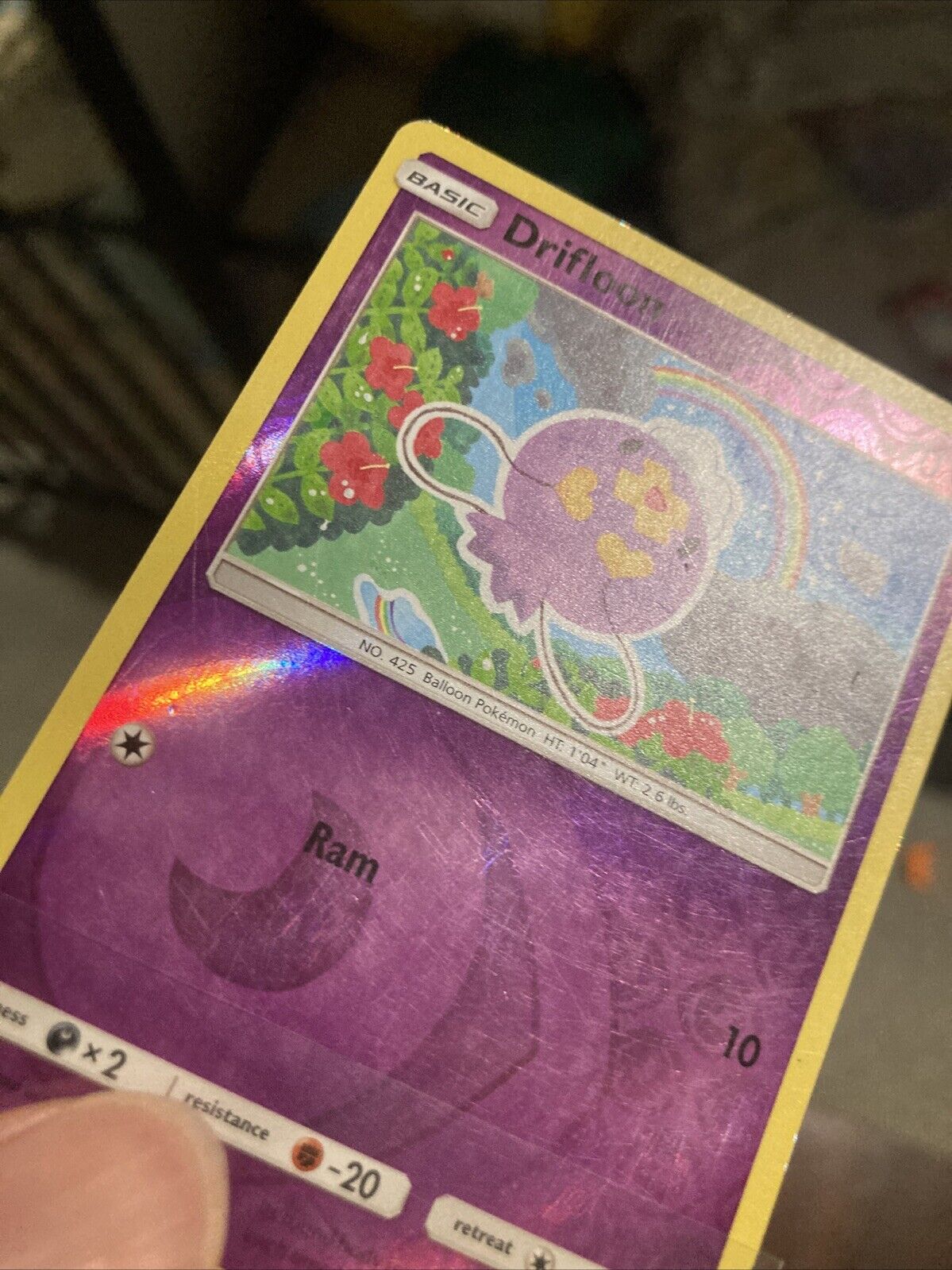 Pokemon Drifloon 80/236 Unified Minds Reverse Holo H