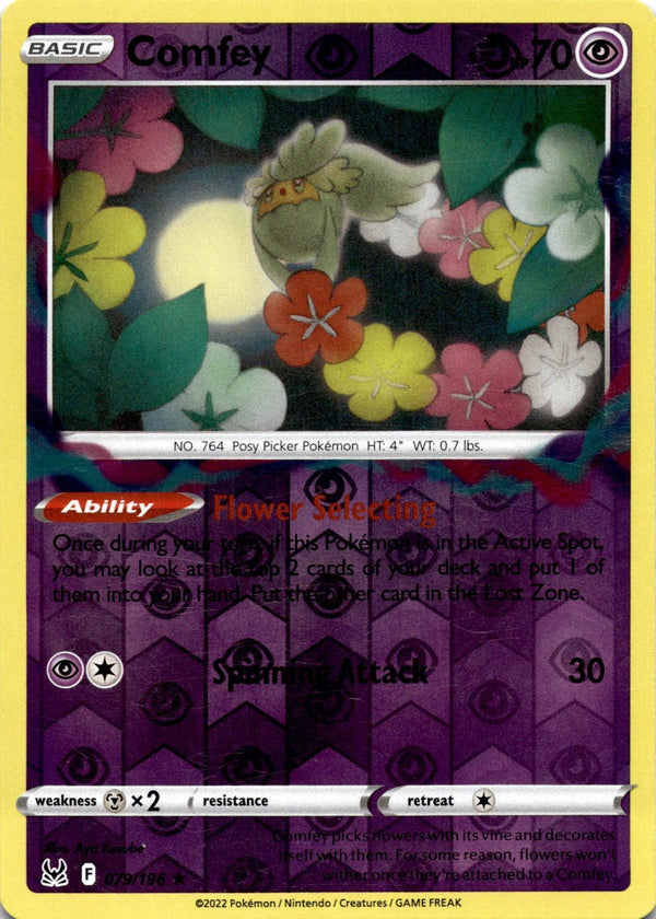 Pokemon Comfey 079/196 Lost Origin Reverse Holo LP