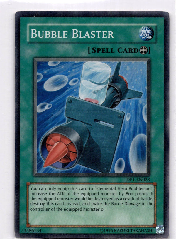 Yugioh Bubble Blaster DP1-EN023 Super Rare Unlimited Edition LP