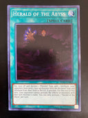 Yugioh Herald of the Abyss SOFU-EN063 Super Rare Unlimited Edition Light Play