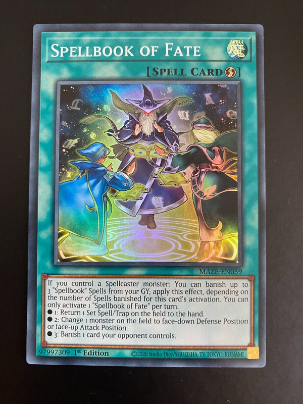 Yugioh Spellbook of Fate MAZE-EN059 Ultra Rare 1st Edition NM/MINT