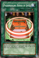 Yugioh Pigeonholing Books of Spell MFC-093 Common Unlimited Edition DAMAGED