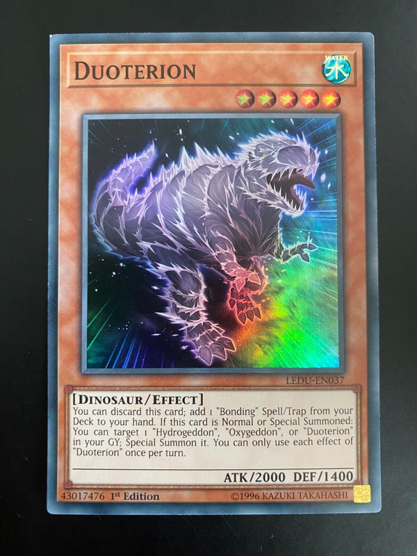 Yugioh Duoterion LEDU-EN037 Super Rare 1st Edition VLP