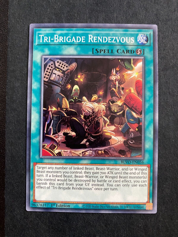 Yugioh Tri-Brigade Rendezvous BLVO-EN056 Common 1st Edition NM