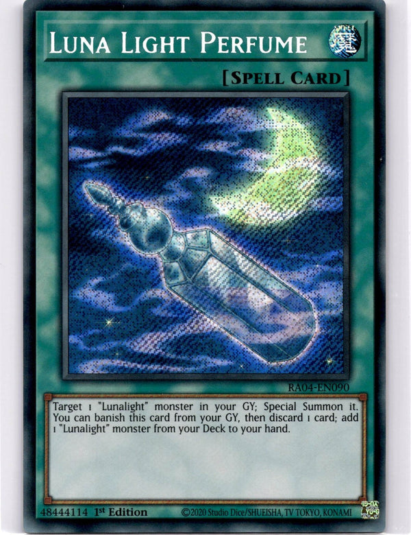 Yugioh Luna Light Perfume RA04-EN090 Secret Rare 1st Edition NM