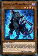 Yugioh Ahrima, the Wicked Warden SR06-EN002 Super Rare 1st Edition VLP/NM