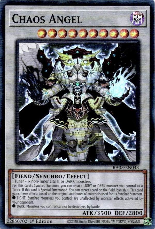 Yugioh Chaos Angel RA05-EN043 NA Print Super Rare 1st Edition NM