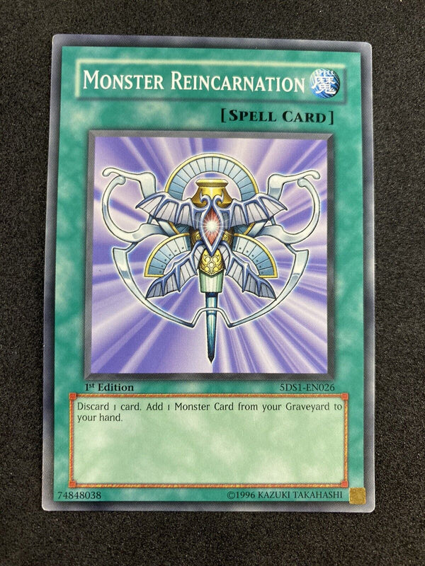 Yugioh Monster Reincarnation 5DS1-EN026 Common 1st Edition NM