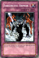 Yugioh Sakuretsu Armor SD8-EN034 Common 1st Edition DAMAGED