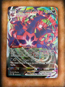 Pokemon Eternatus VMAX SWSH045 Black Star Promos Full Art Holo NM/MINT