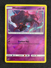 Pokemon Misdreavus 39/111 Crimson Invasion Reverse Holo VLP