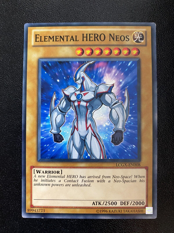 Yugioh Elemental Hero Neos LCGX-EN008 Common Unlimited Edition HP