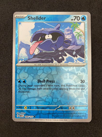 Pokemon Shellder 090/165 Scarlet Violet Reverse Holo NM