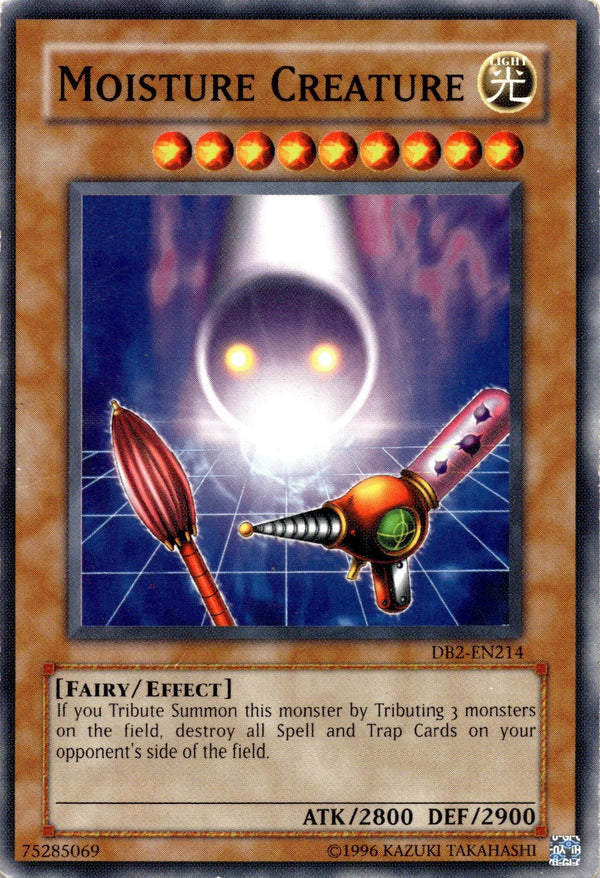 Yugioh Moisture Creature DB2-EN214 Common Unlimited Edition HP