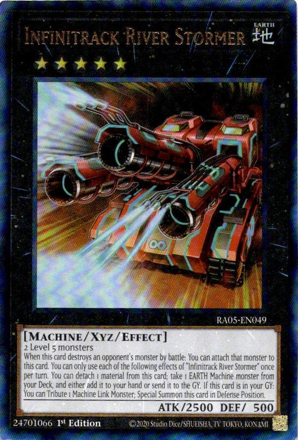 Yugioh Infinitrack River Stormer RA05-EN049 NA Print Ultimate Rare 1st Ed NM