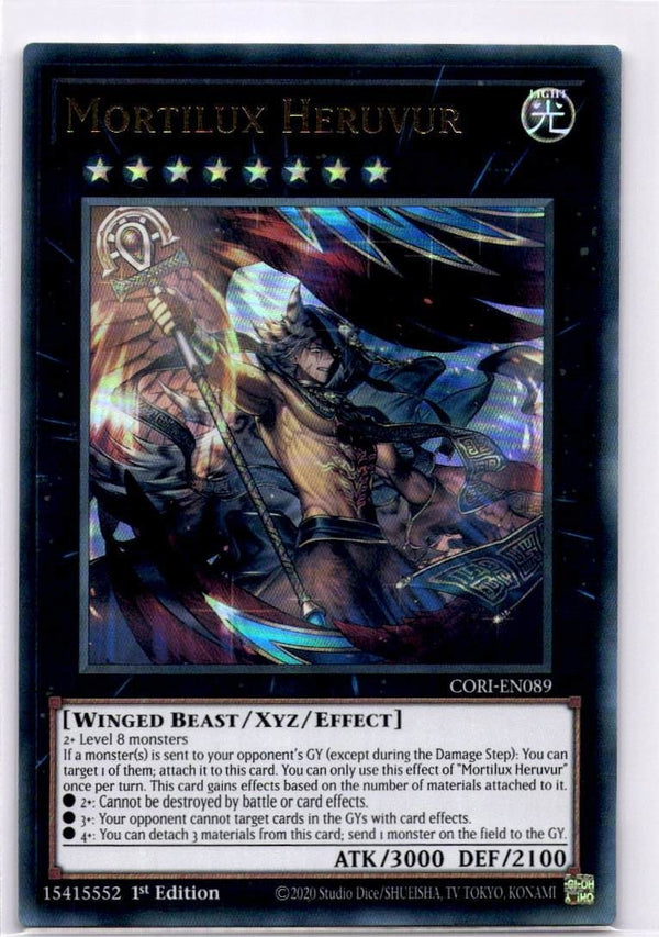 Yugioh Mortilux Heruvur CORI-EN089 Ultra Rare 1st Edition NM
