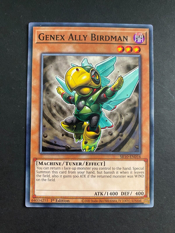 Yugioh Genex Ally Birdman SR10-EN016 Common 1st Edition NM