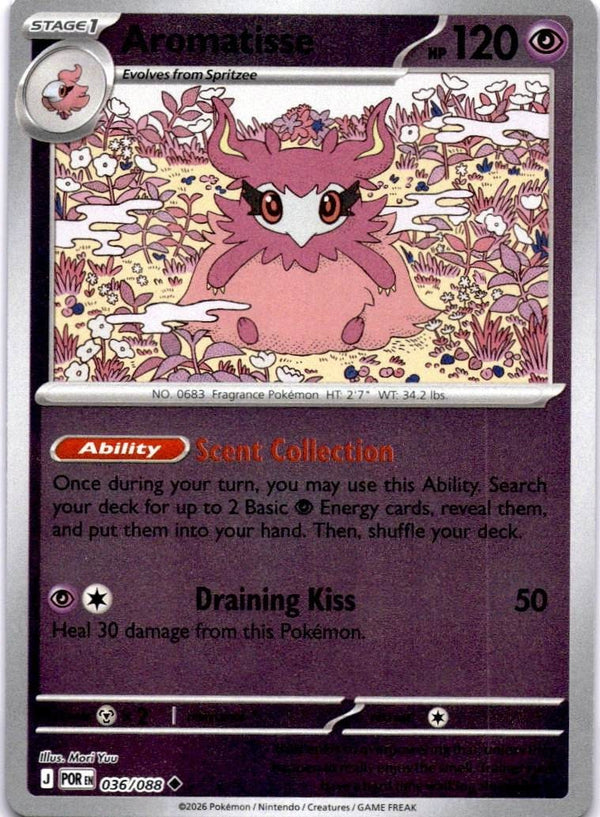 Pokemon Aromatisse 036/088 Perfect Order Reverse Holo NM