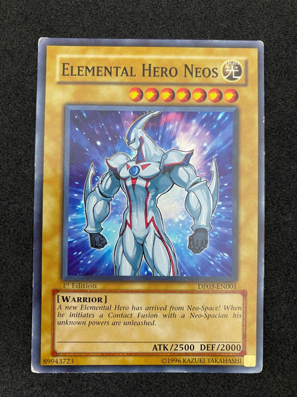 Yugioh Elemental Hero Neos DP03-EN001 1st Edition Common MP-LP