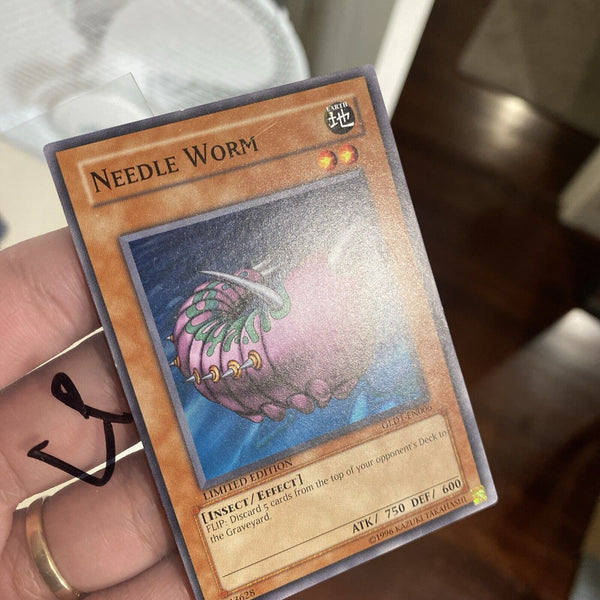 Yugioh Needle Worm GLD1-EN006 Common Limited Edition MP