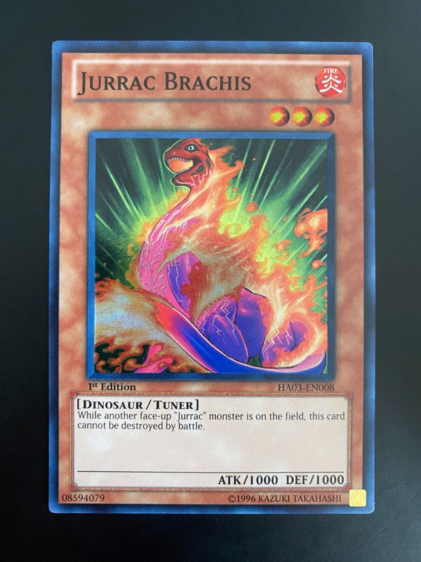 Yugioh Jurrac Brachis HA03-EN008 Super Rare 1st Edition NM/MINT