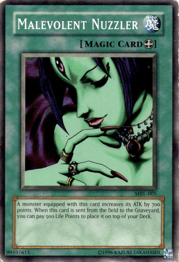 Yugioh Malevolent Nuzzler MRL-005 Common Unlimited Edition HP