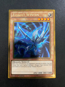 Yugioh Assault Wyvern MVP1-ENG03 Gold Rare 1st Edition VLP/MM