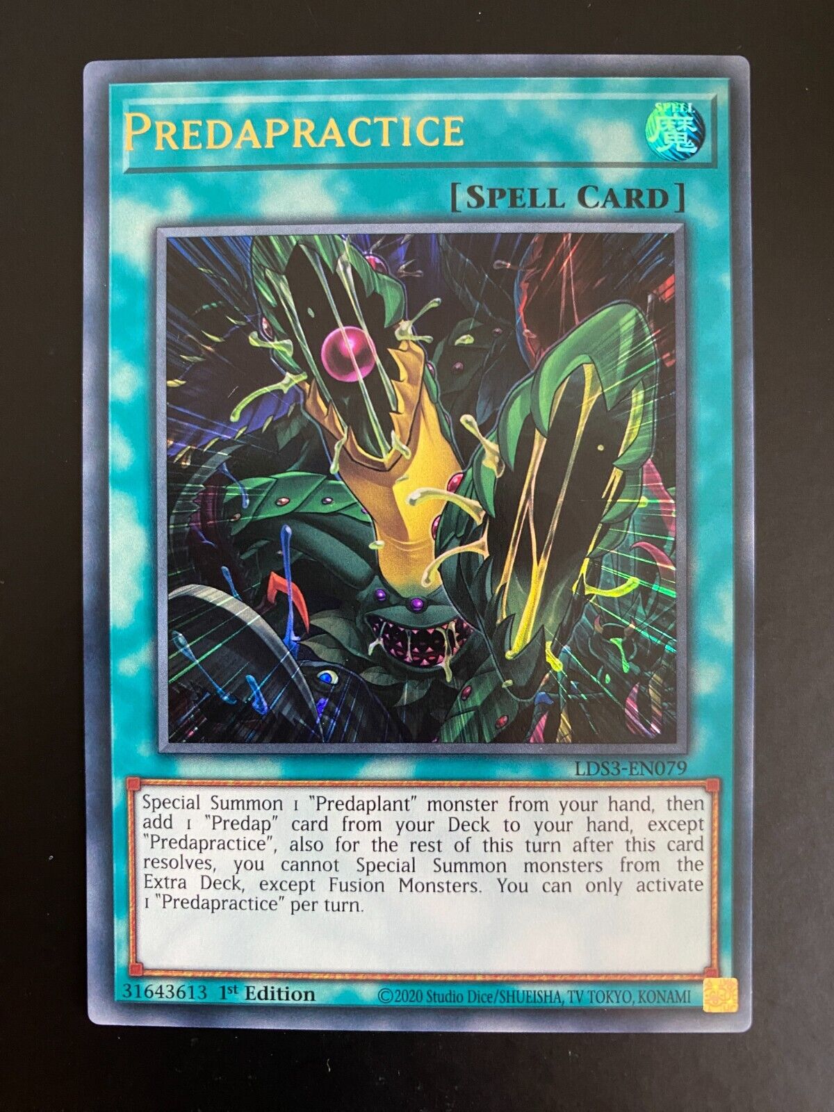 Yugioh Predapractice LDS3-EN079 Ultra Rare (Misprint Name Shift) 1st E NM/MINT