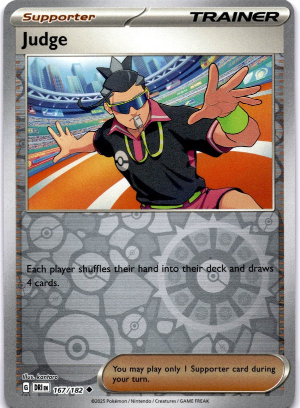 Pokemon Judge 167/182 Destined Rivals Reverse Holo NM