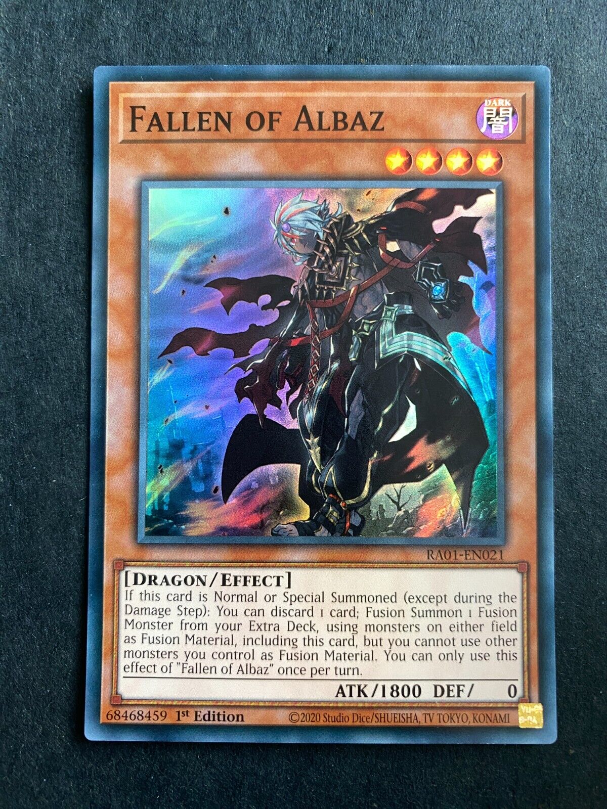 Yugioh Fallen of Albaz RA01-EN021 Super Rare 1st Edition NM