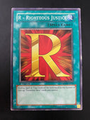 Yugioh R - Righteous Justice DP03-EN018 Common 1st Edition HP