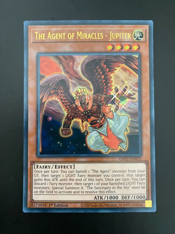 Yugioh The Agent of Miracles - Jupiter GFP2-EN052 Ultra Rare 1st Edition NM/MINT