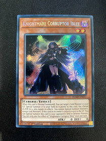 Yugioh Knightmare Corruptor Iblee BLMR-EN057 Secret Rare 1st Edition NM