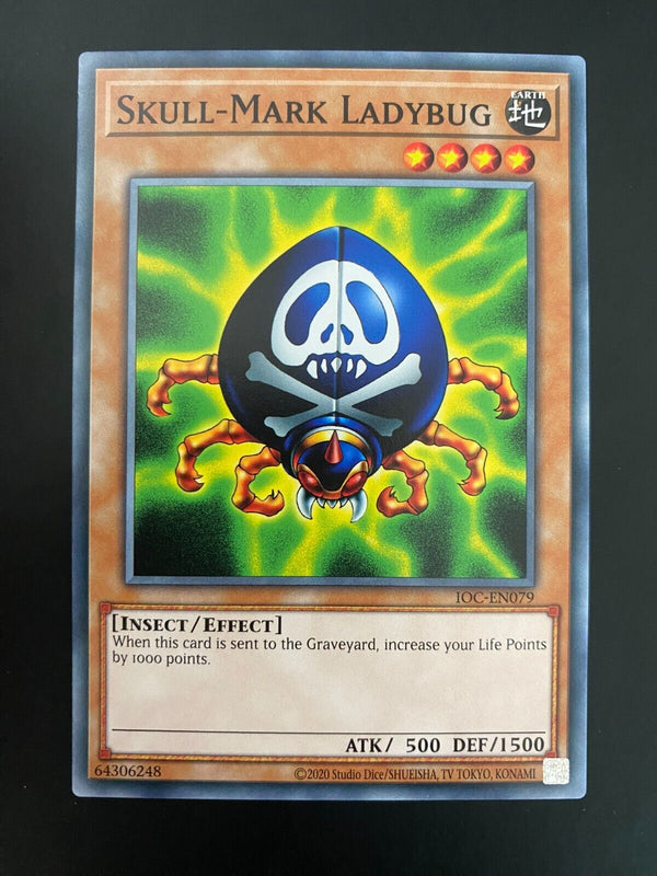 Yugioh Skull-Mark Ladybug IOC-EN079 Common Unlimited Edition NM/MINT