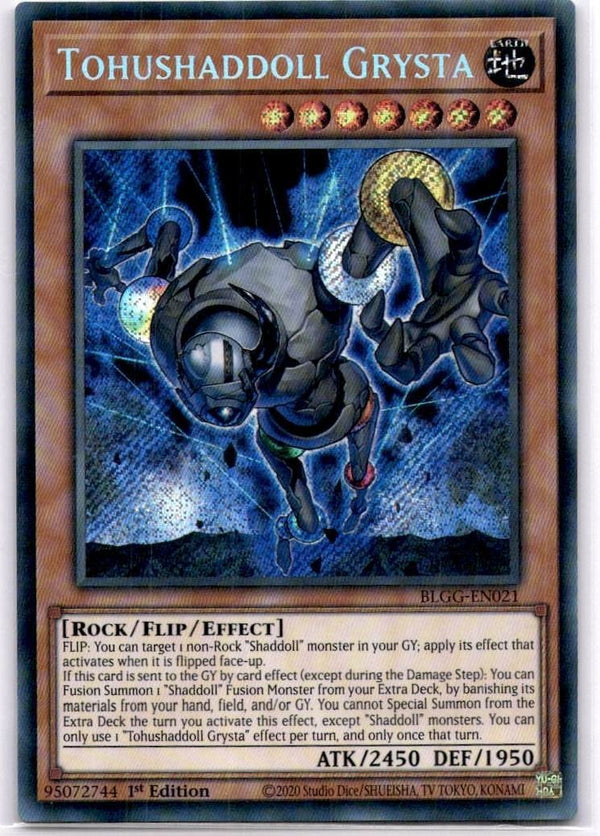 Yugioh Tohushaddoll Grysta BLGG-EN021 Secret Rare 1st Edition NM
