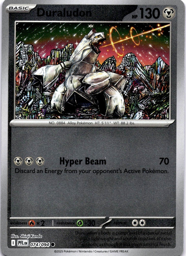 Pokemon Duraludon 074/094 Phantasmal Flames Reverse Holo NM