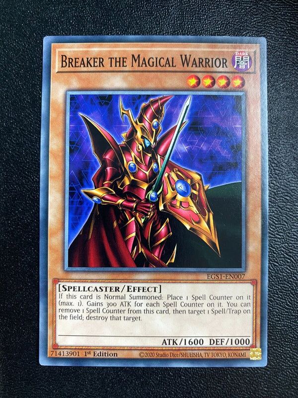 Yugioh Breaker the Magical Warrior EGS1-EN007 Common 1st Edition NM