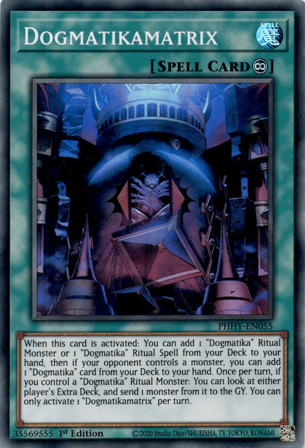 Yugioh Dogmatikamatrix PHHY-EN055 Super Rare 1st Edition NM