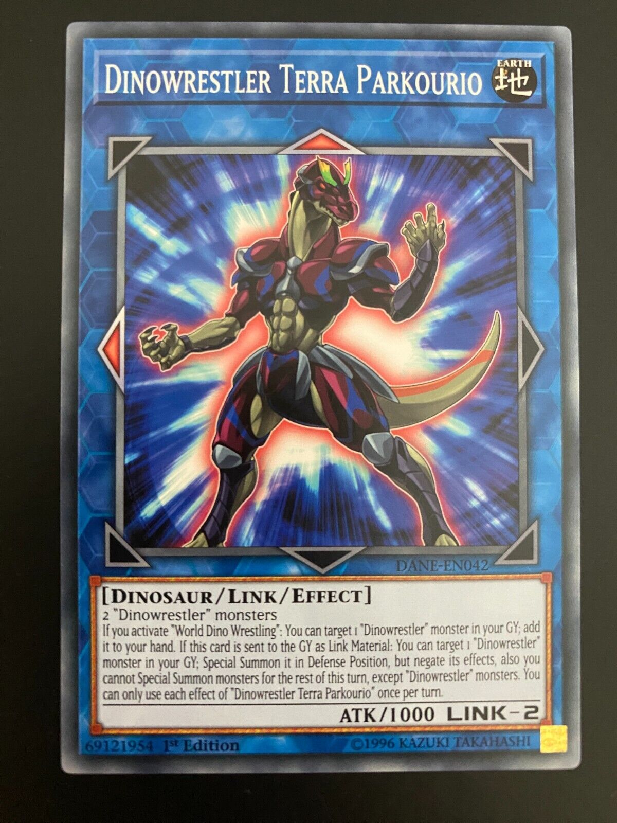 Yugioh Dinowrestler Terra Parkourio DANE-EN042 1st Edition Common NM/MINT