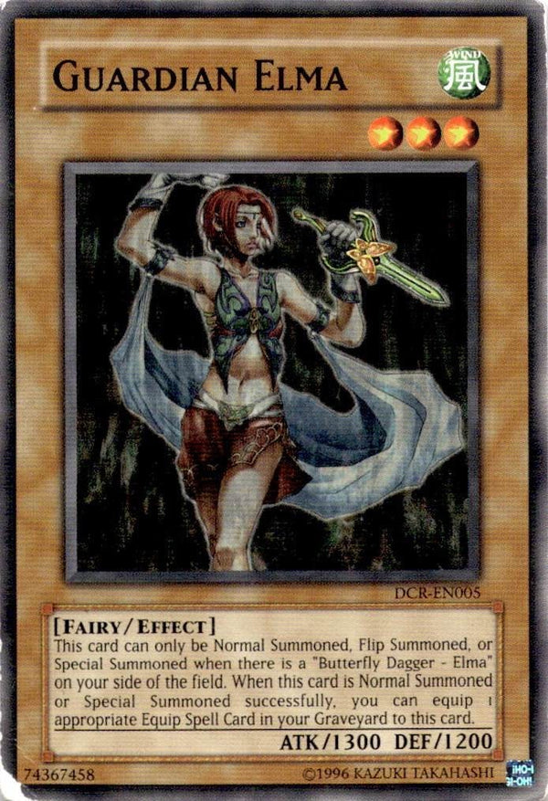 Yugioh Guardian Elma DCR-EN005 (Worldwide) Common Unlimited Edition HP