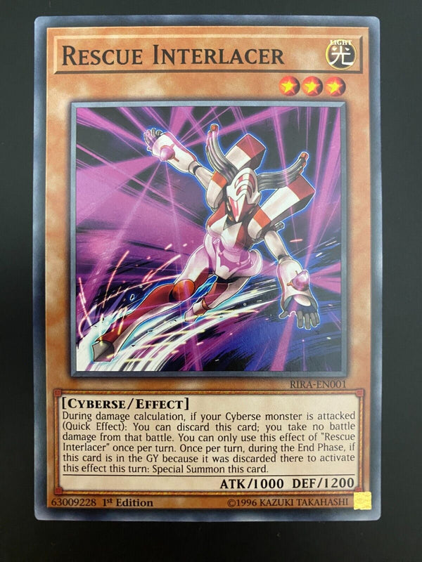 Yugioh Rescue Interlacer RIRA-EN001 1st Edition Common NM