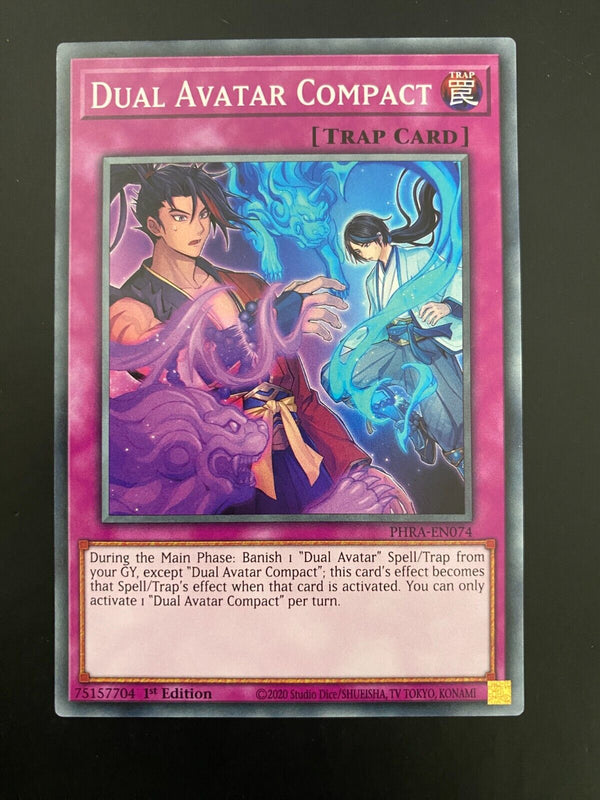 Yugioh Dual Avatar Compact PHRA-EN074 Common 1st Edition NM/MINT