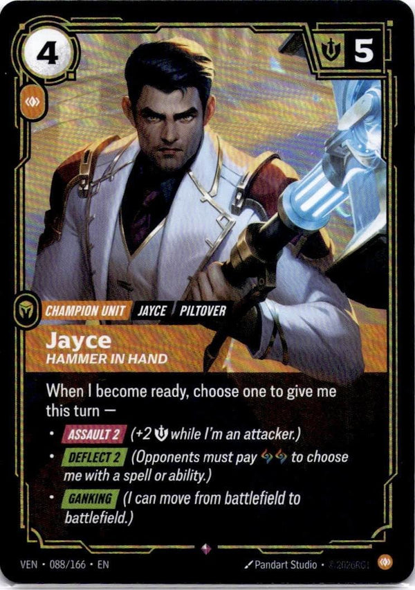 Riftbound Jayce - Hammer in Hand 088/166 Vendetta Rare NM