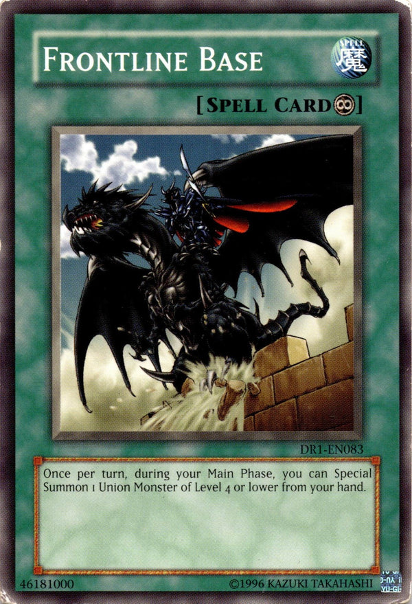Yugioh Frontline Base DR1-EN083 Common Unlimited Edition DAMAGED