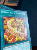 Yugioh Hieratic Seal of Supremacy GAOV-EN057 1st HP/MP