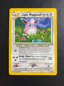 Pokemon Light Wigglytuff 54/105 Neo Destiny LP