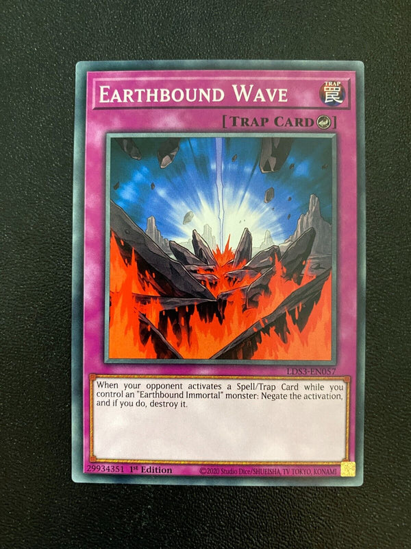 Yugioh Earthbound Wave LDS3-EN057 Common 1st Edition NM