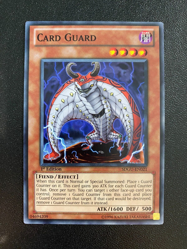 Yugioh Card Guard SDGU-EN021 Common 1st Edition LP/VLP