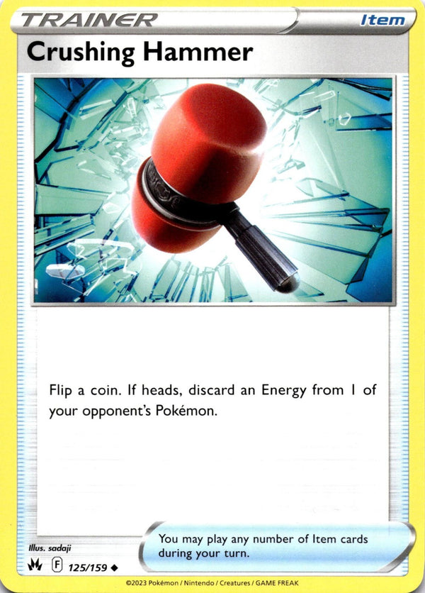 Pokemon Crushing Hammer 125/159 Crown Zenith Non Holo NM